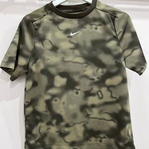 Nike Olive Camouflage Tee